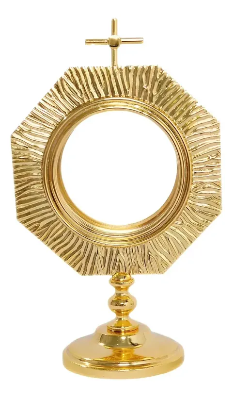 Ostensório dourado