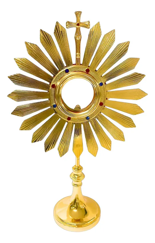 Ostensório dourado
