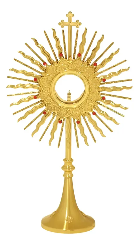 Ostensório dourado