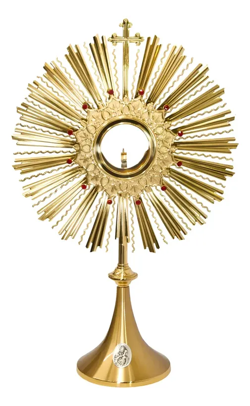 Ostensório dourado