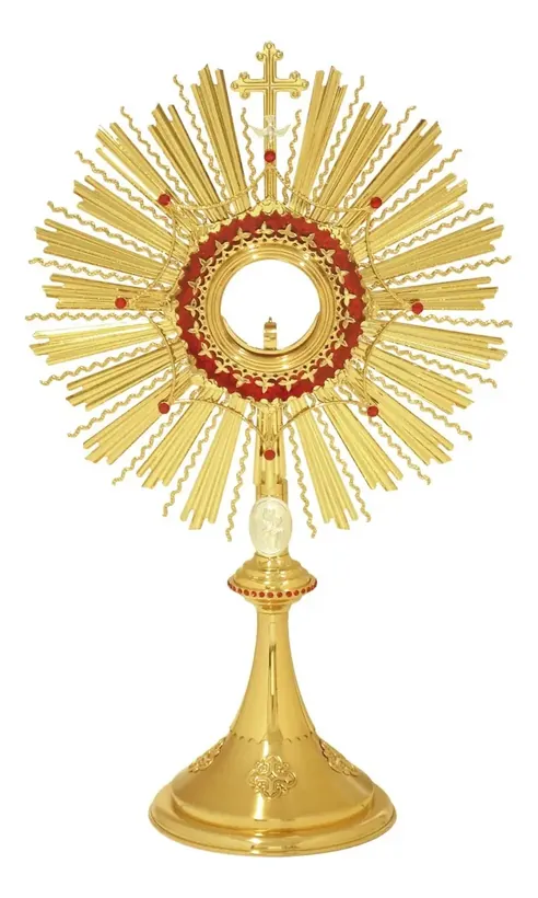 Ostensório dourado